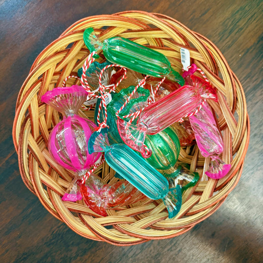 Hard Candy Ornaments - Assorted Colors and Shapes