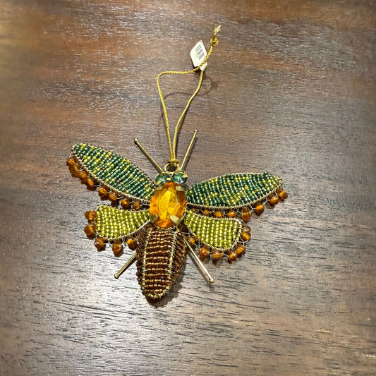 Glass beaded Metal Insect (2 colors)