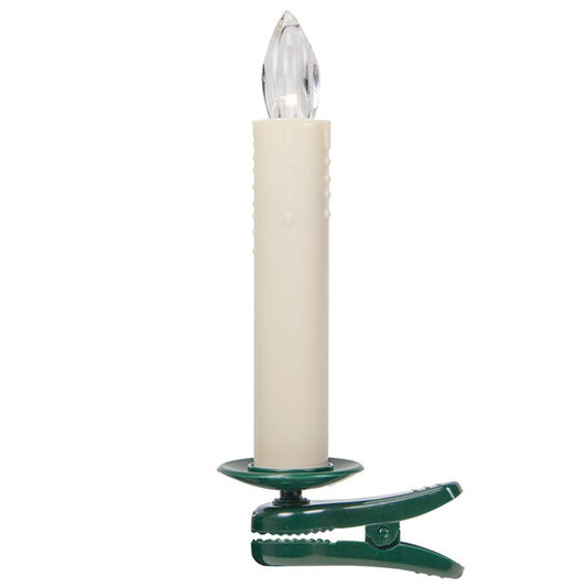 Clip-on Lighted Candle Set of 12 with 6-hour Timer