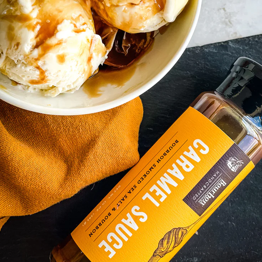 Caramel Sauce - Smoked Sea Salt & Bourbon 10oz