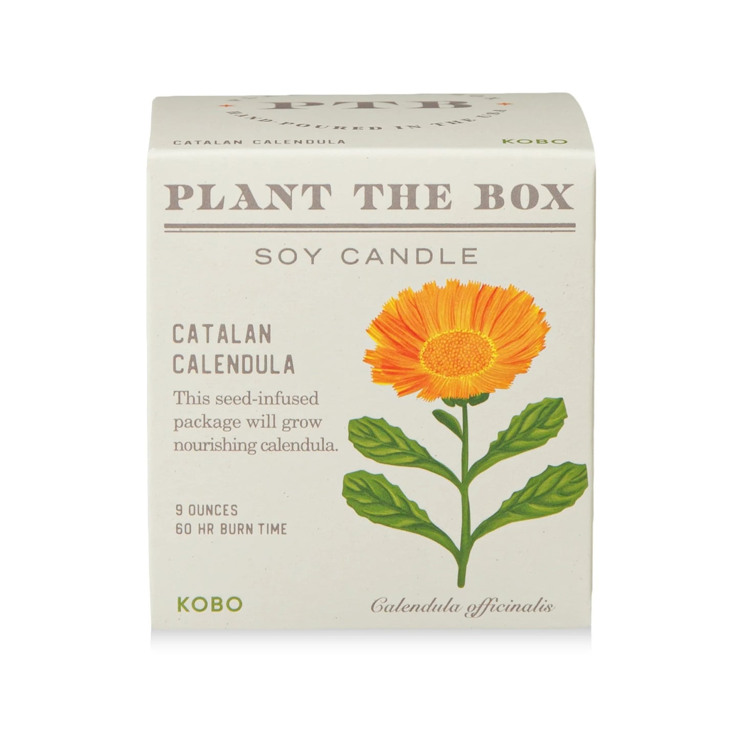 Plant The Box Catalan Calendula Candle 9oz
