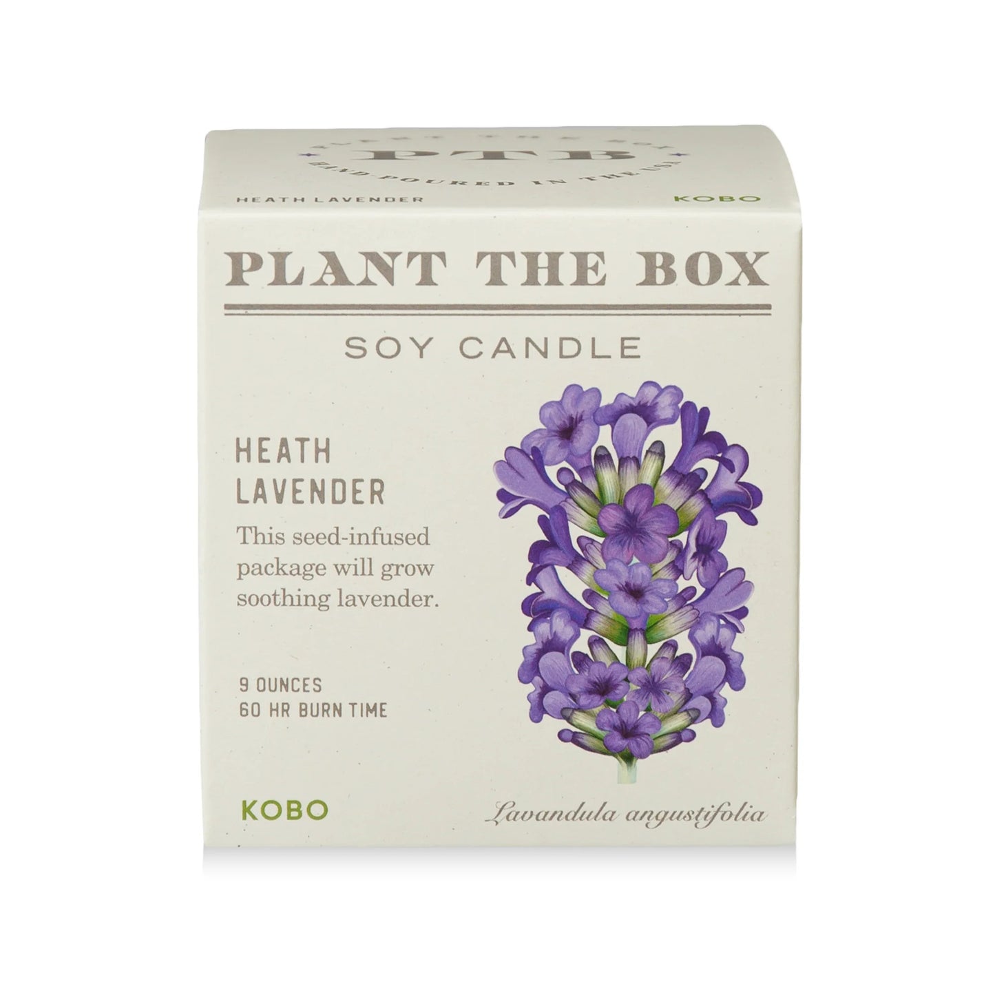 Plant The Box Heath Lavender Candle 9oz