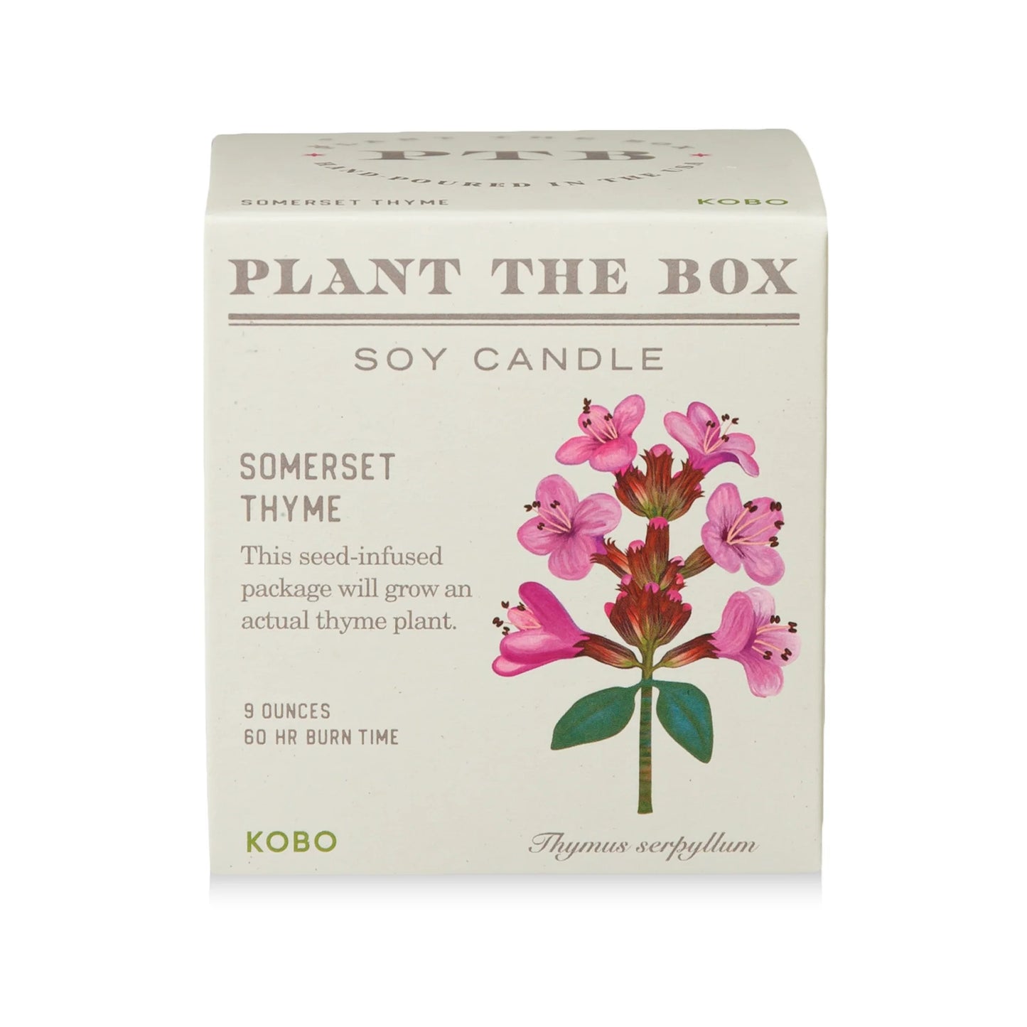 Plant The Box Somerset Thyme Candle 9oz