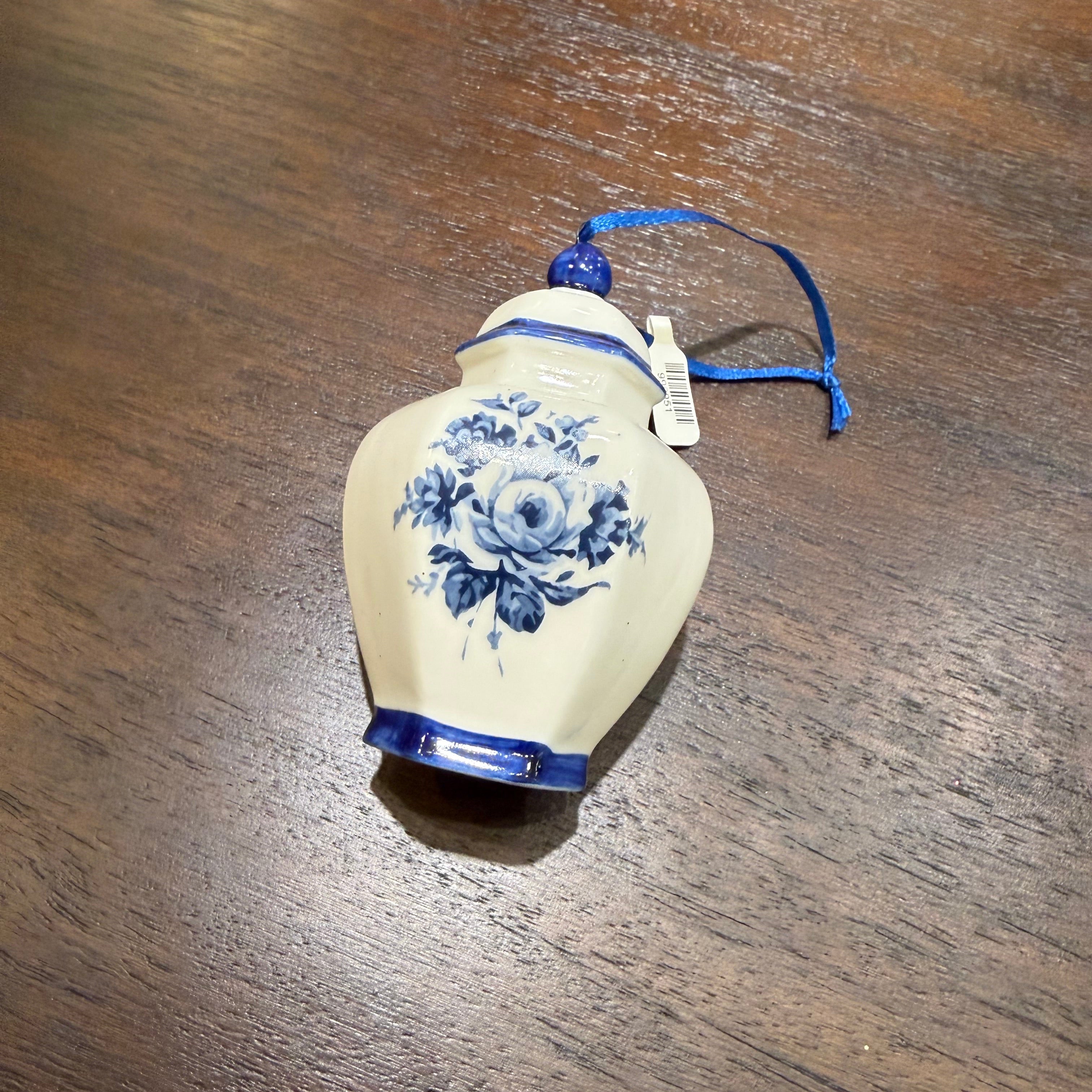 Delft Ginger Jar Ornament