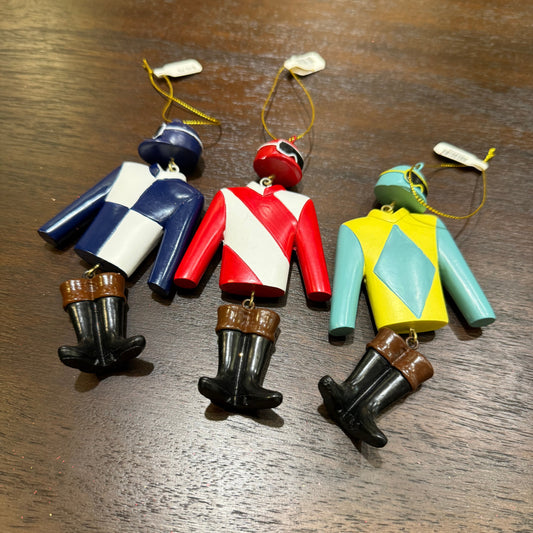 Jockey Ornament (3 Colors)