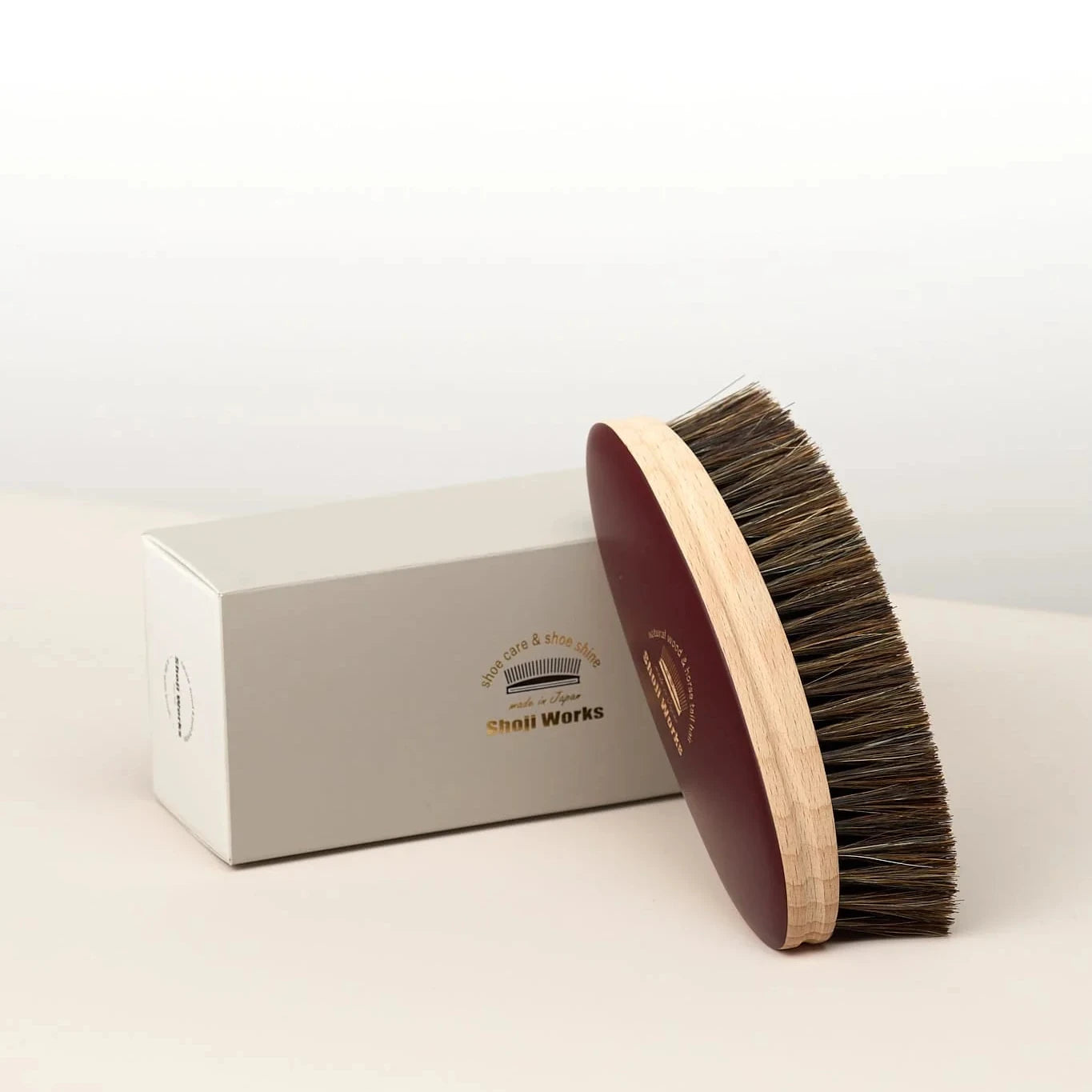 Horsehair Dusting Shoe Brush