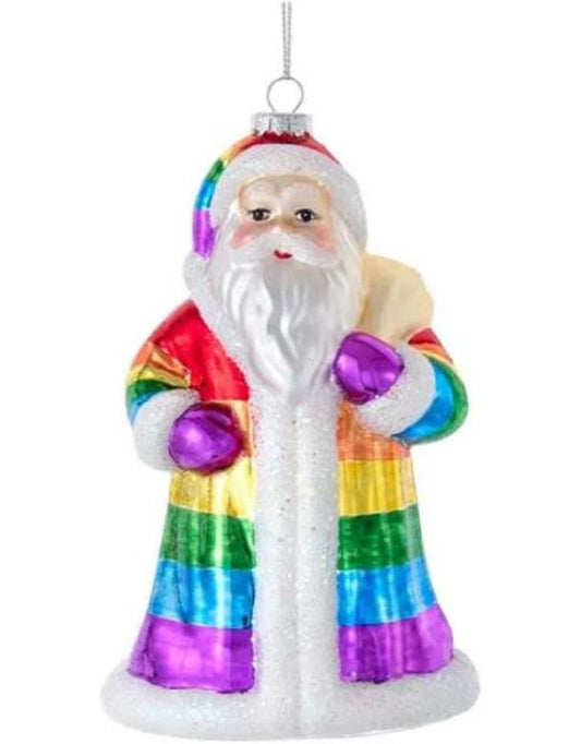 Pride Santa Ornament