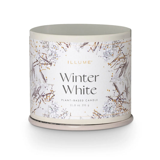 Winter white candle