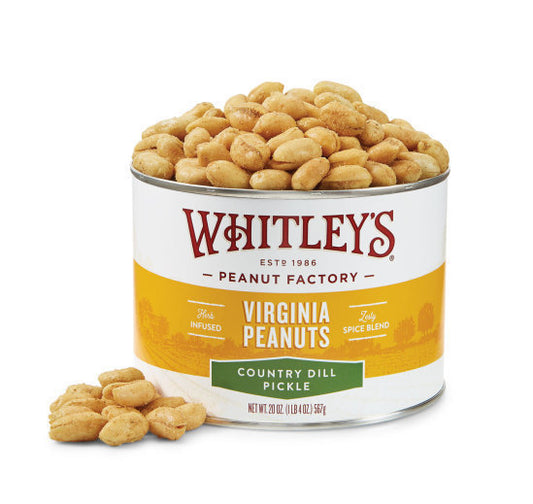 WHITLEY’S COUNTRY DILL PICKLE VIRGINIA PEANUTS 12 oz