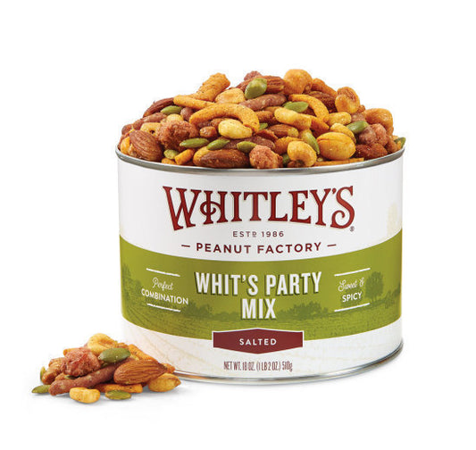 WHITLEY’S WHIT'S PARTY MIX SALTED 10.5 oz
