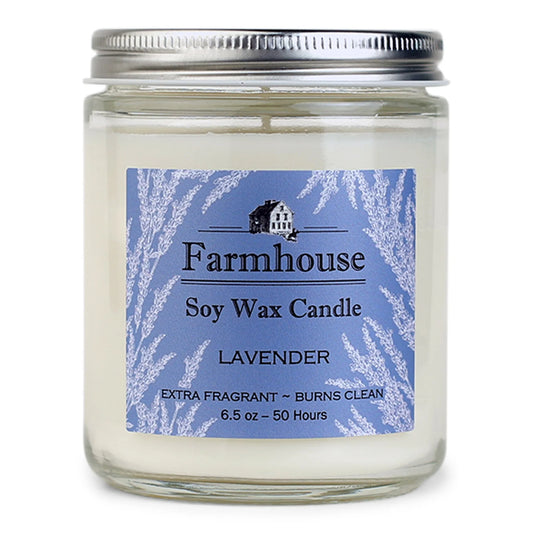 Farmhouse Lavender Soy Candle  - Small
