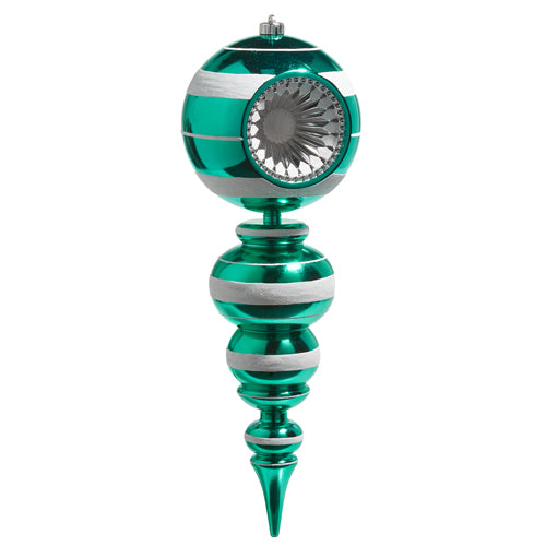 22" GREEN REFLECTOR ORNAMENT