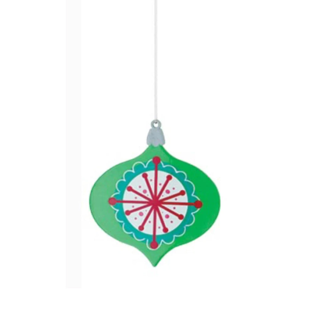 RETRO TIDINGS LACQUER WOODEN ORNAMENT ONION