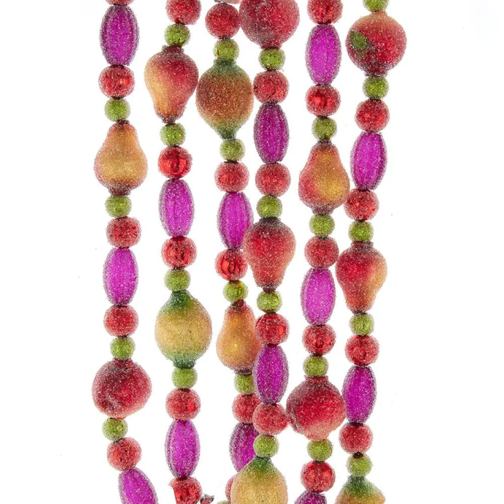 6' Glass Fruit Garland