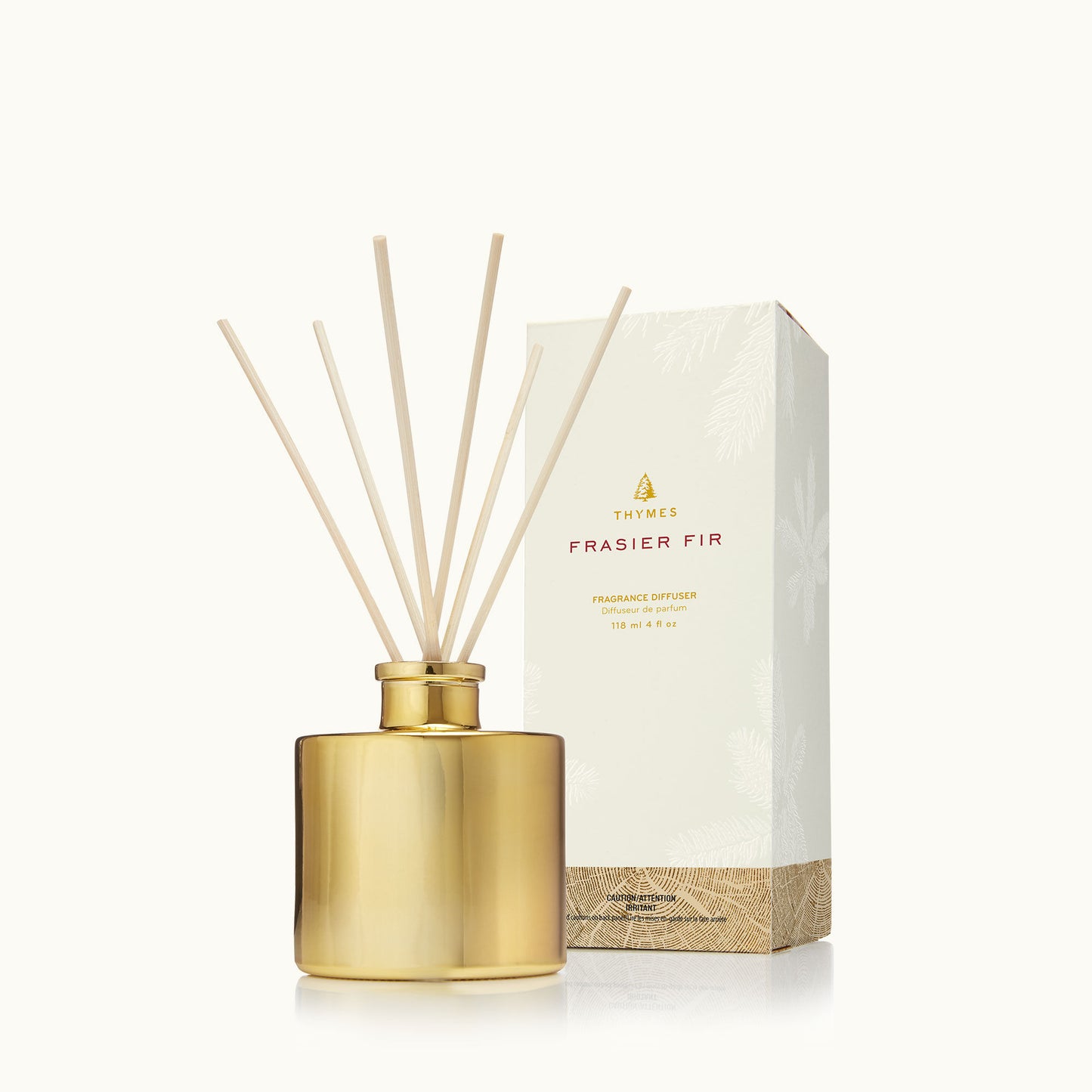 Frasier Fir Petite Gold Reed Diffuser Gold