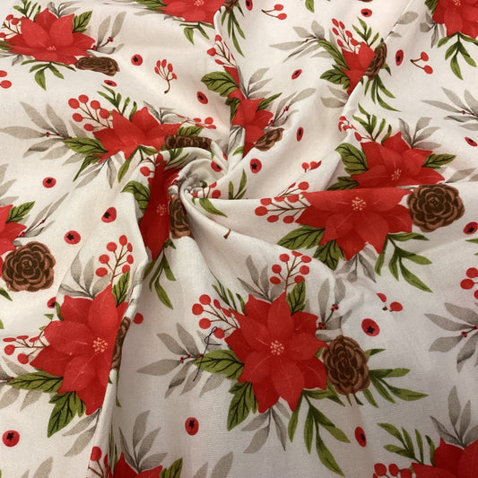 Holiday Bouquet Flour Sack Towel