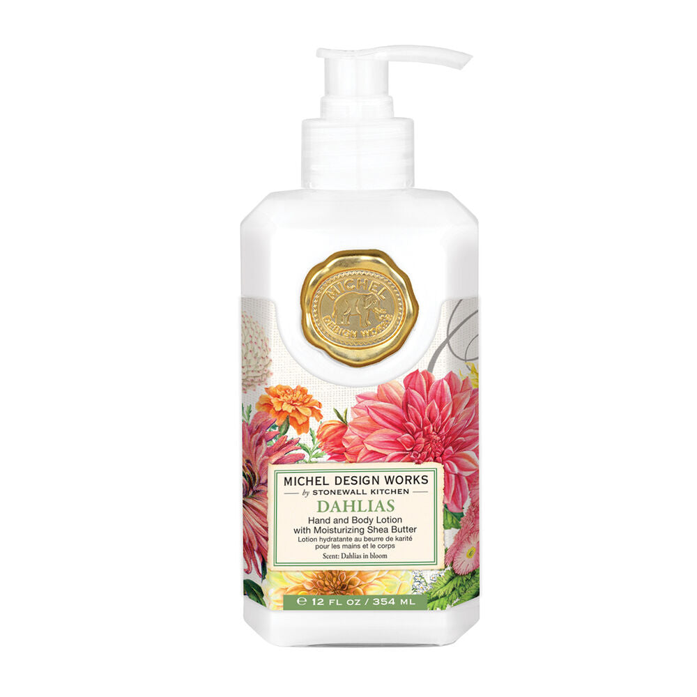 Michel Design Works Dahlias Hand & Body Lotion 12 oz