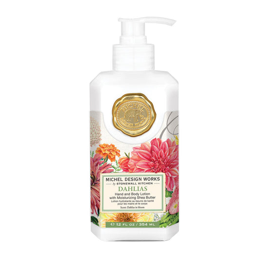 Michel Design Works Dahlias Hand & Body Lotion 12 oz