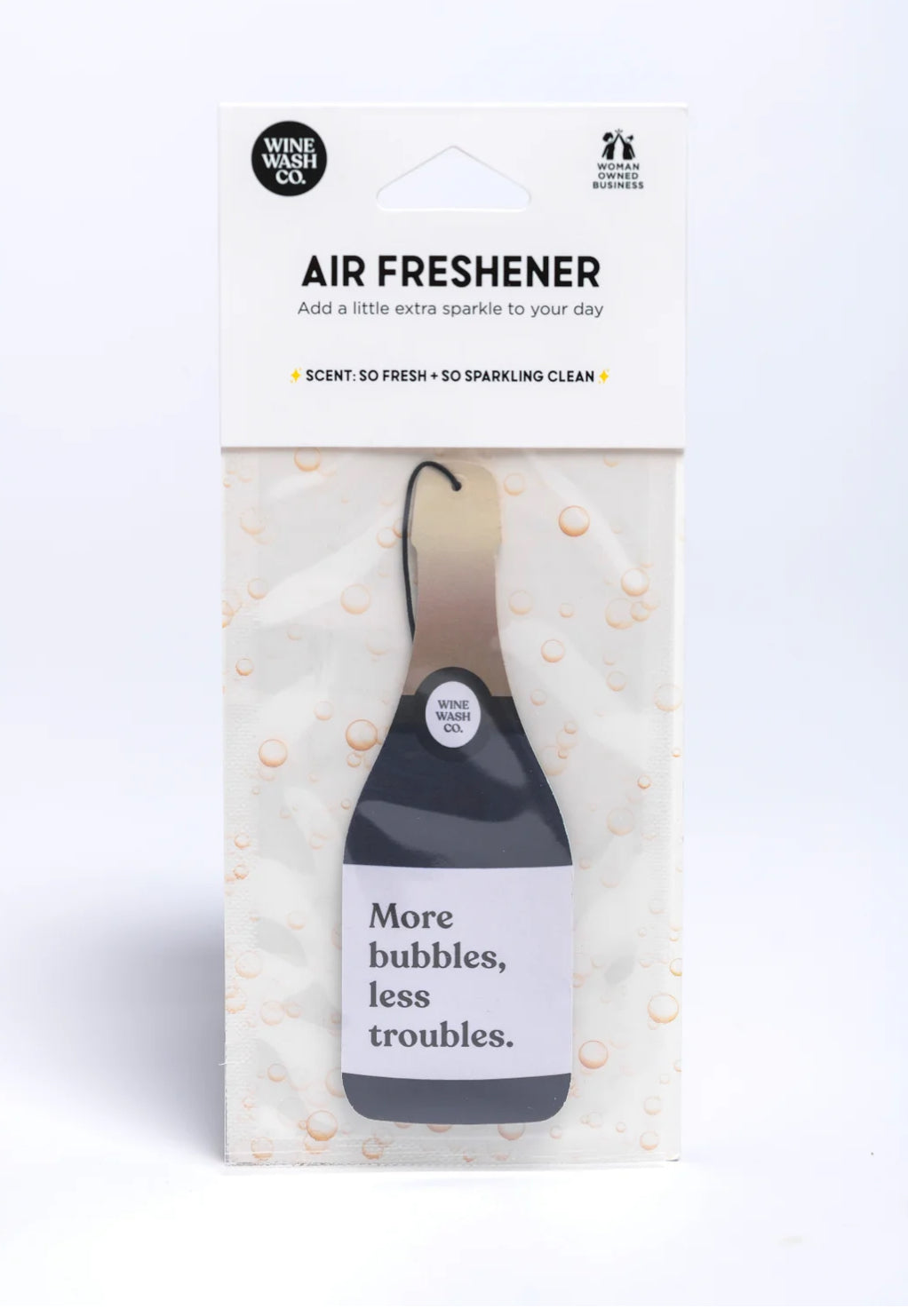 Wine Wash Co. Air Freshener - More Bubbles