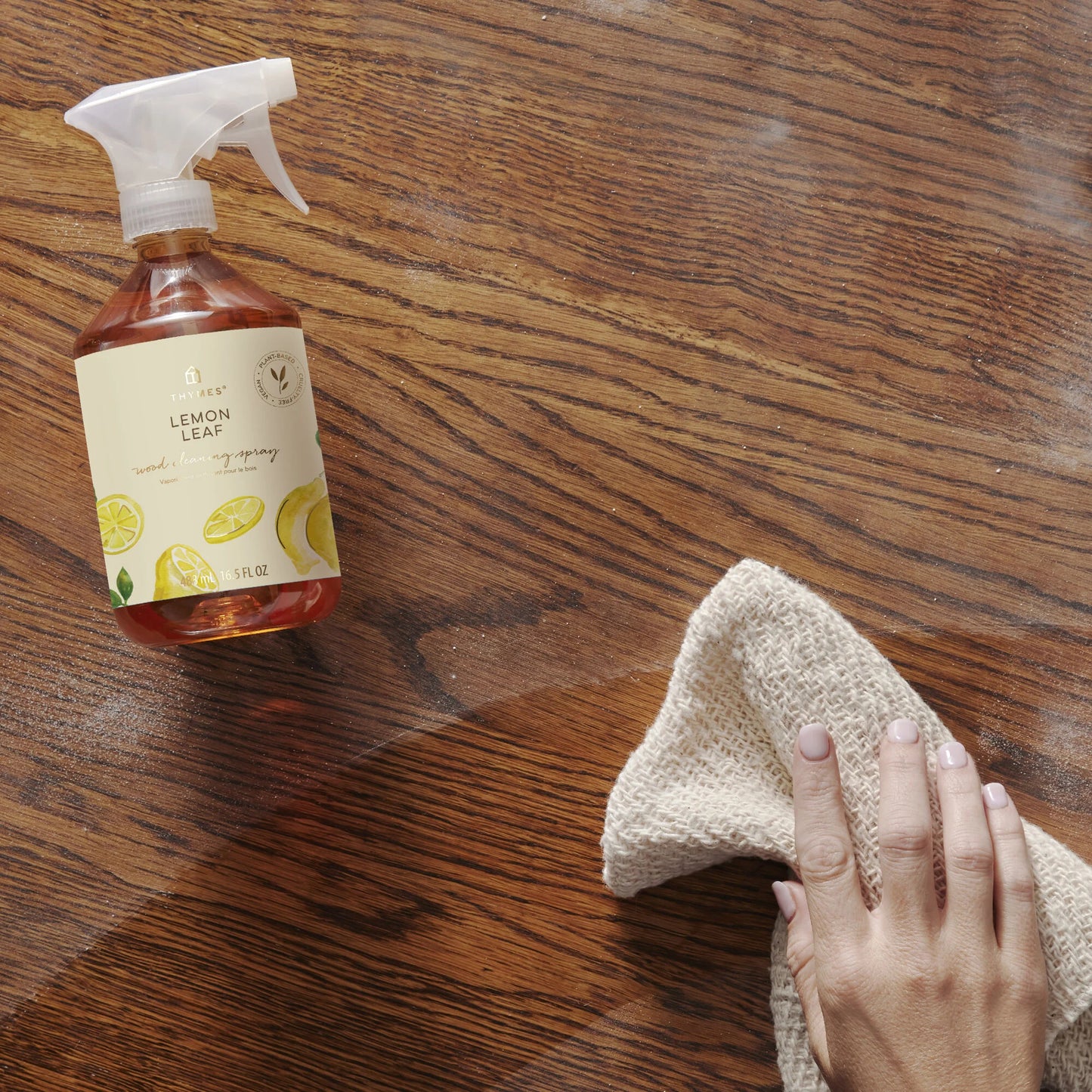 Thymes Lemon Leaf Wood Cleaning Spray