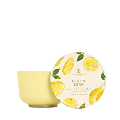 Thymes Lemon Leaf Tin Candle