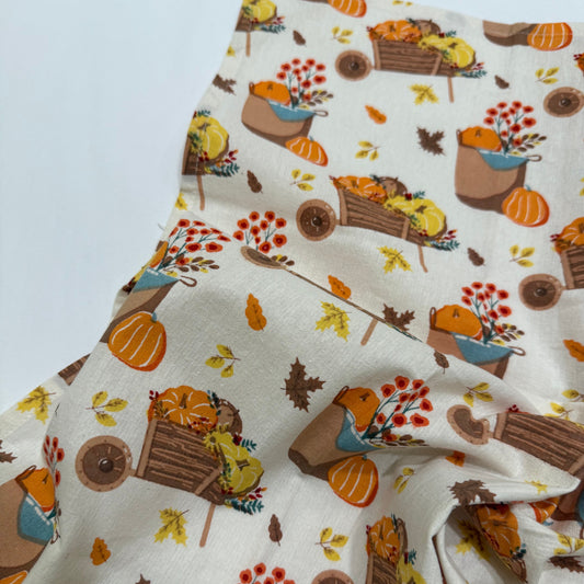 Veggie Wheelbarrow Floursack Towel