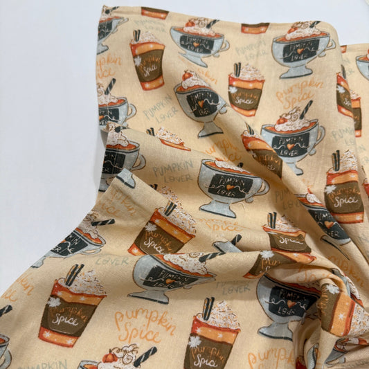 Pumpkin Latte Floursack Towel
