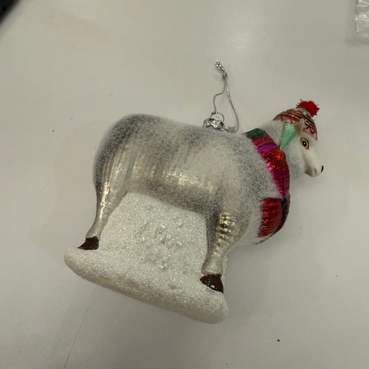 Fuzzy Sheep ornament