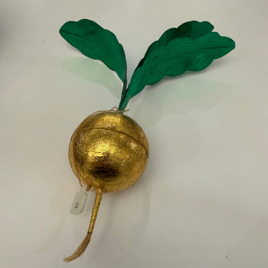 Gold Beet Vessel Ornament