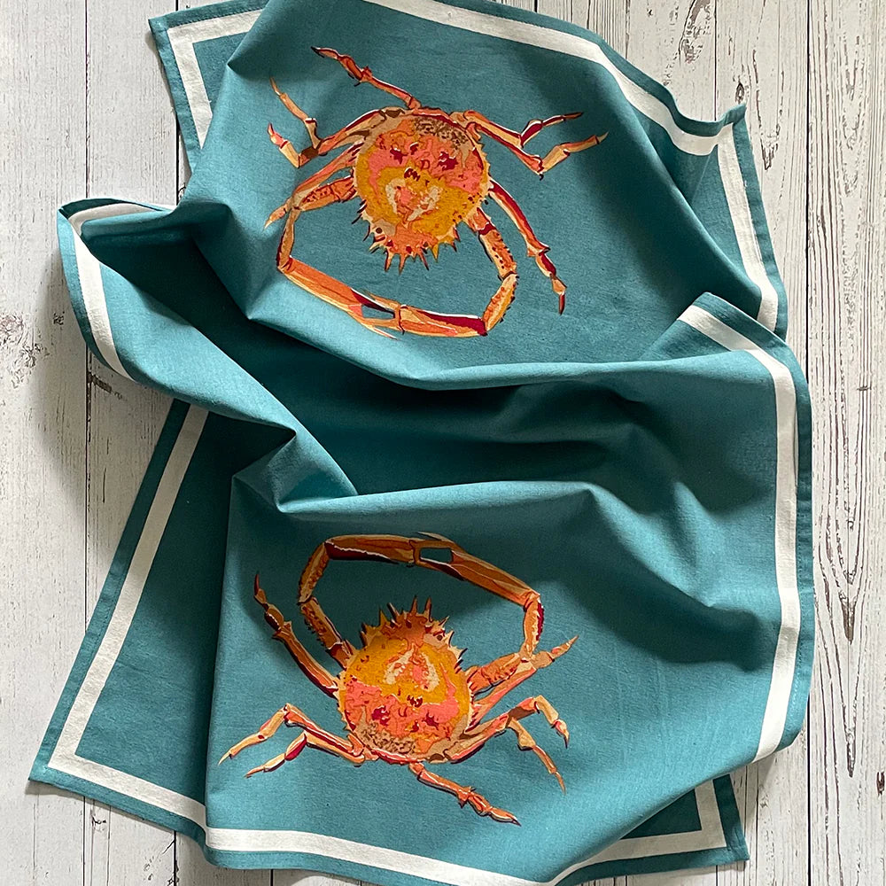 Crab Flour Sack Towel