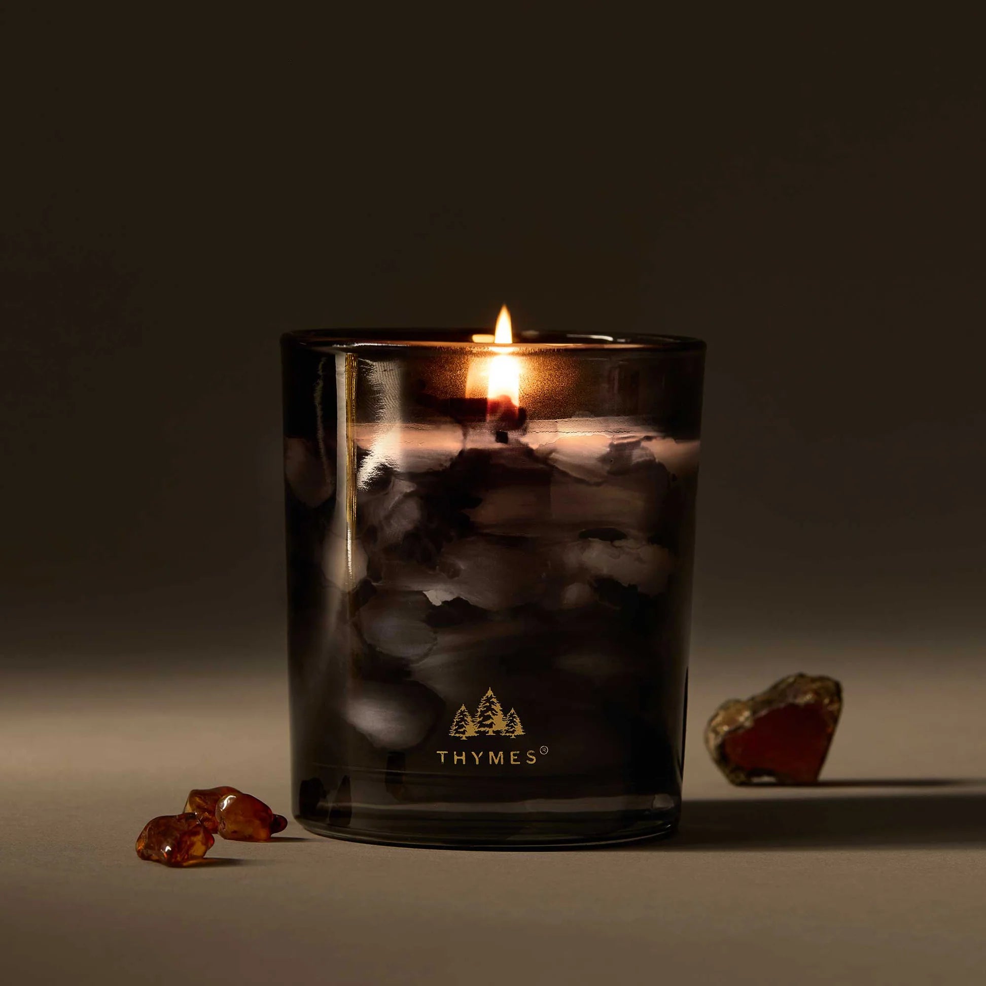 Thymes Noir Woods Aromatic Candle Votive - Thumbnail 4