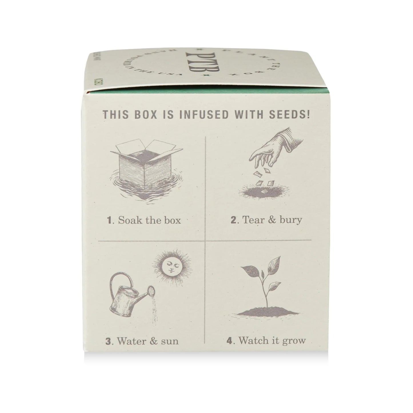 Plant The Box Crushed Mint Candle 9oz