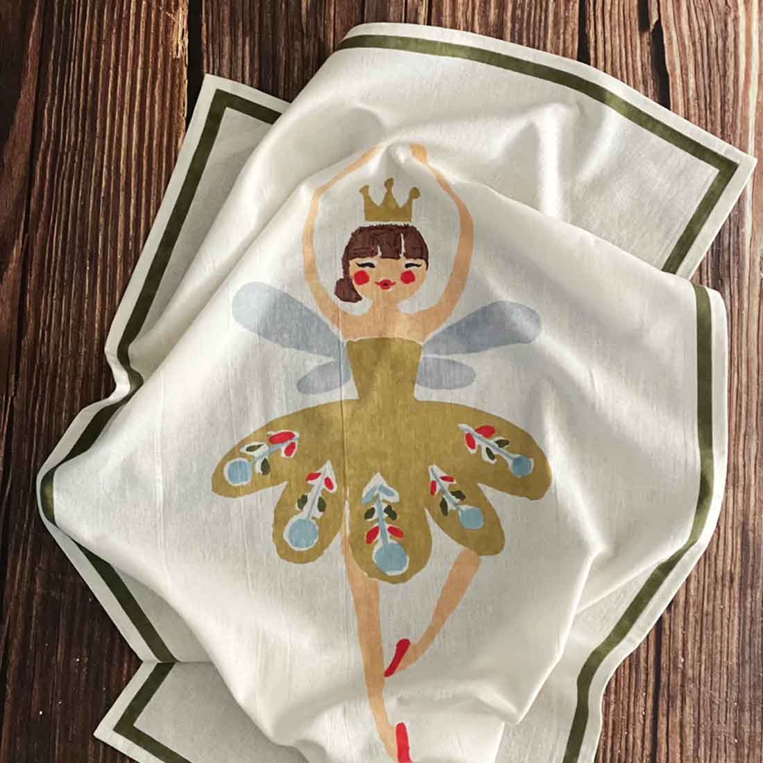 Sugar Plum Fairy Floursack Towel