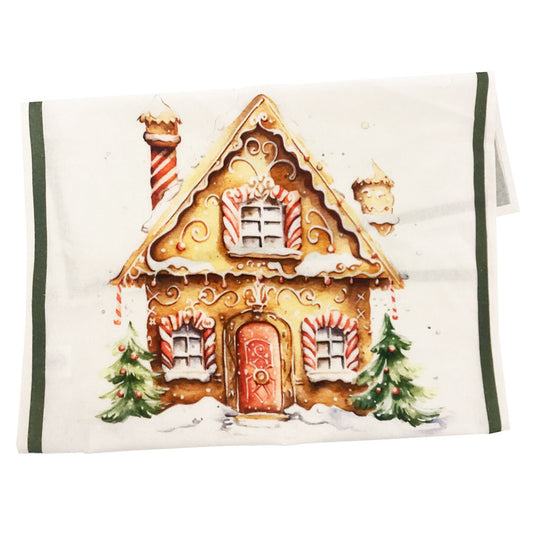 Gingerbread House Flour Sack Towel