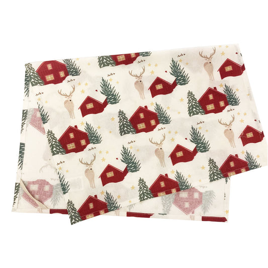 Reindeer Flour Sack Towel