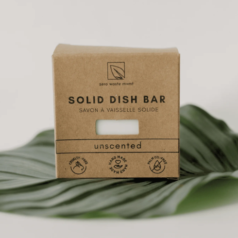 Solid Dish Soap Bar - Unscented