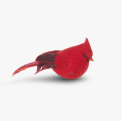 4" Clip-On Cardinal Ornament