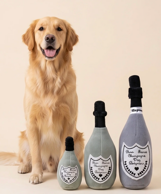 Dog Perignonn Champagne Dog Toy