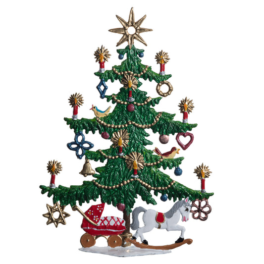 Children's Tree Pained Pewter