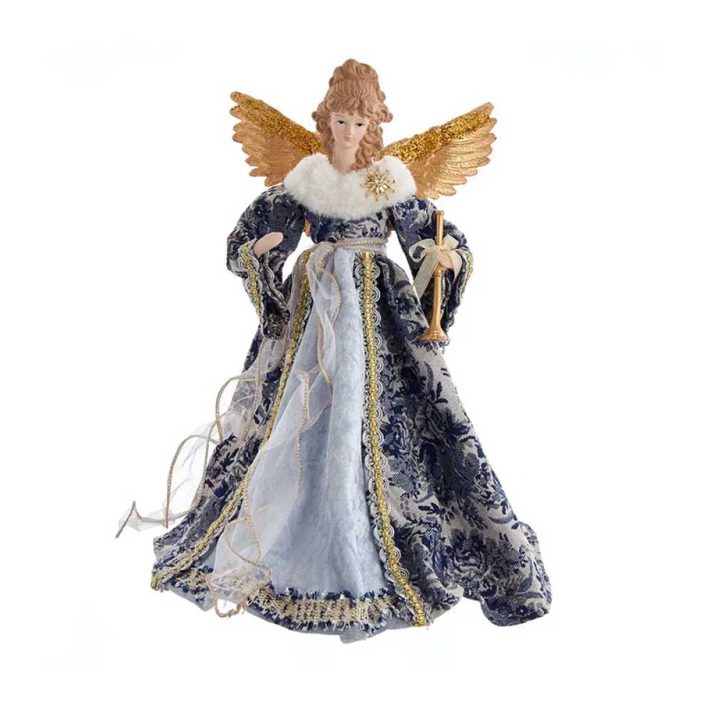 17" Un-Lit Indigo Blue Angel Treetop