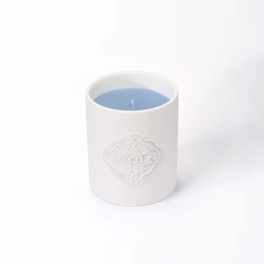Amoln - Old Tjikko White Ceramic Candle - 11.2oz