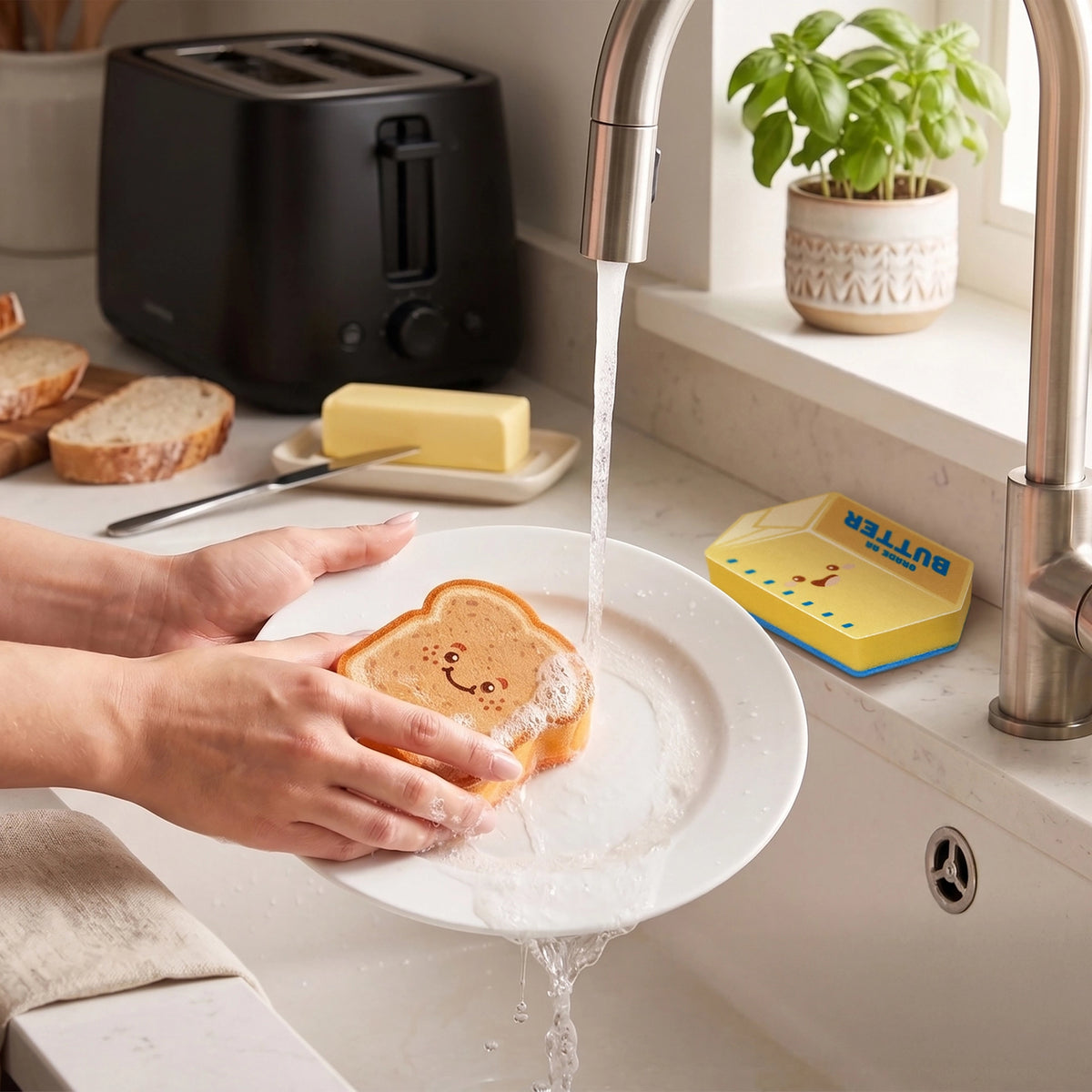 Tidy Toast Kitchen Sponges
