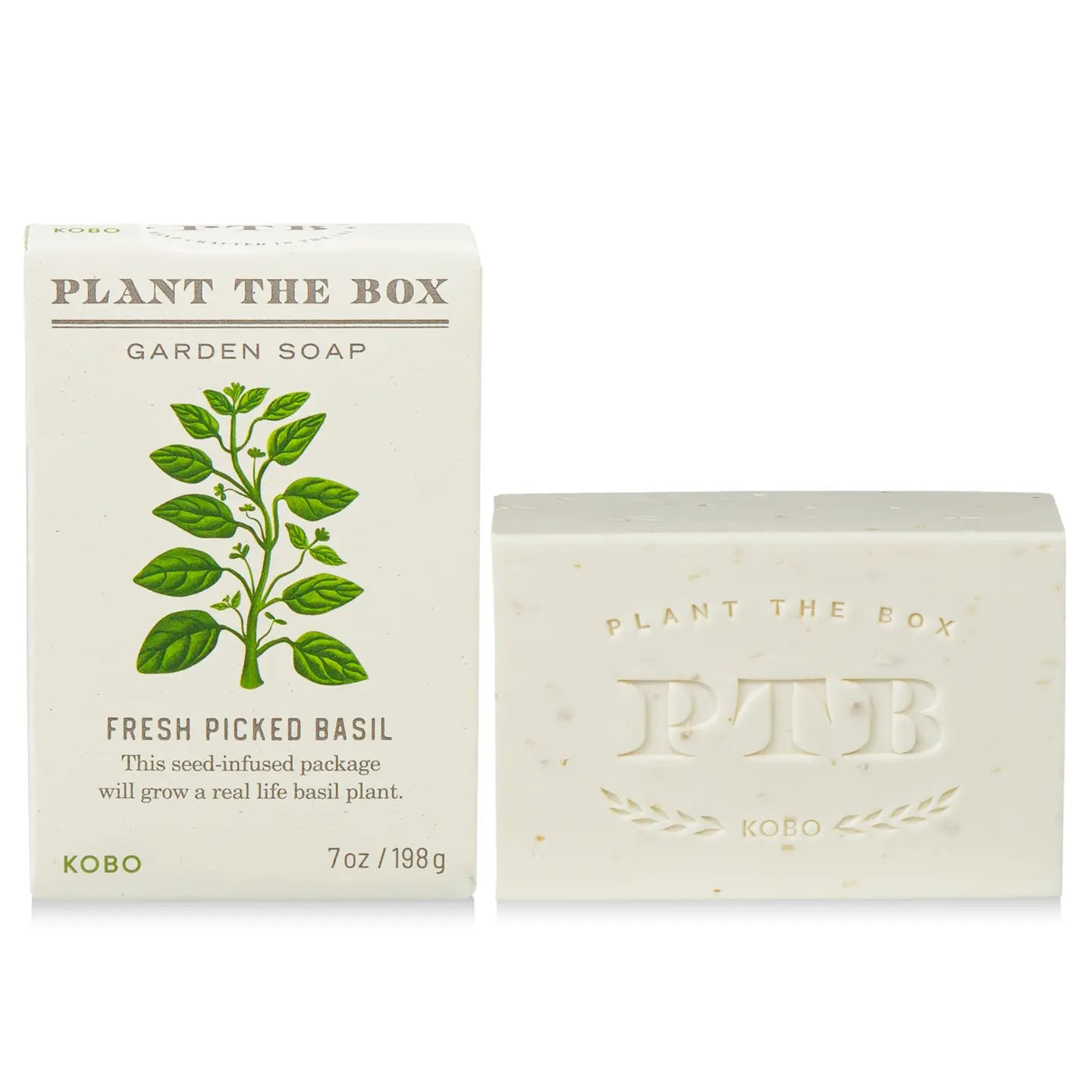Plant The Box Fresh Picked Basil Bar Soap