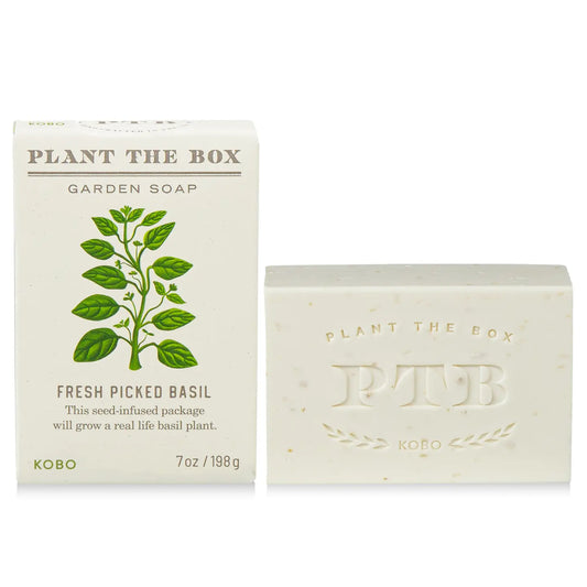 Plant The Box Fresh Picked Basil Bar Soap