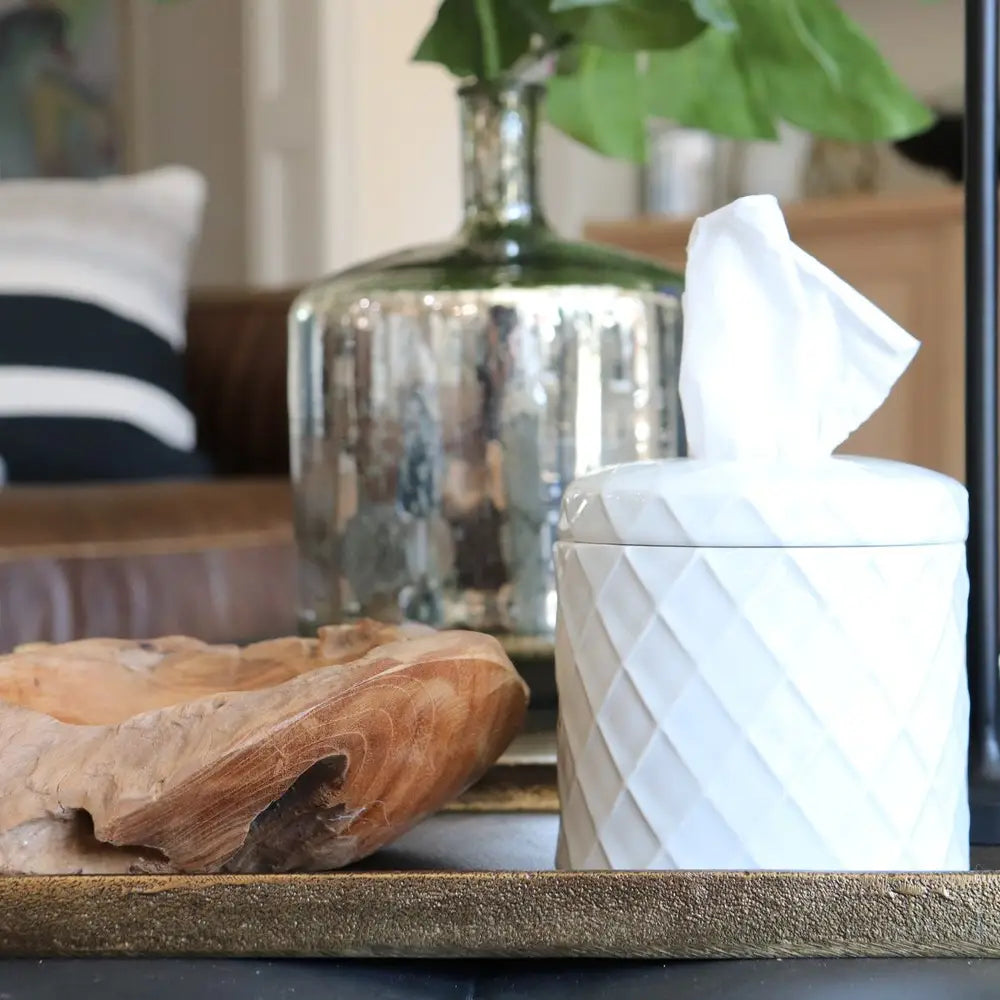 The Chloe Ceramic Tissue Box