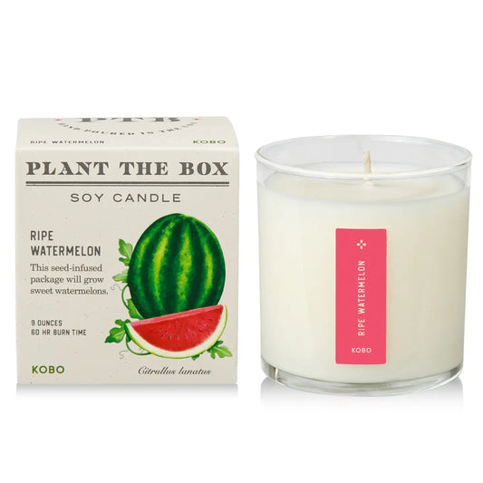 Plant The Box Ripe Watermelon Candle 9oz