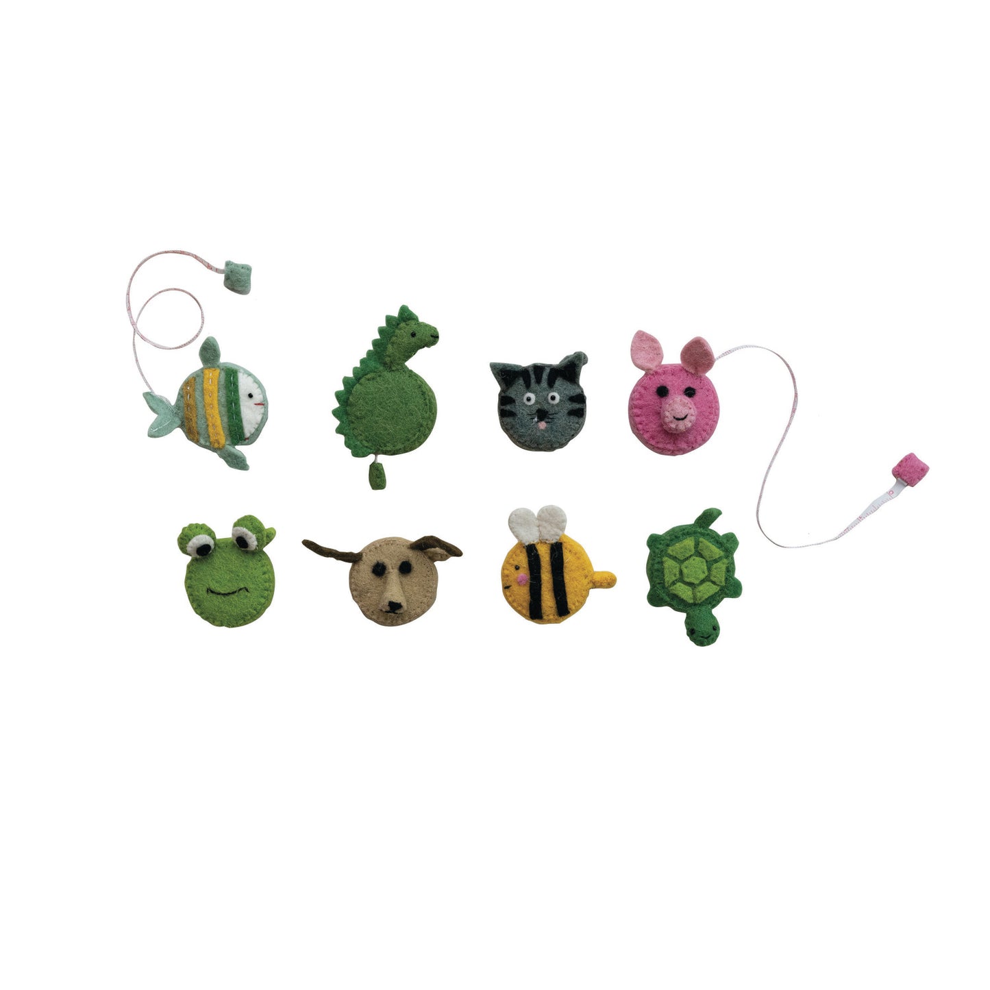 Wool Felt Animal Tape Measurer