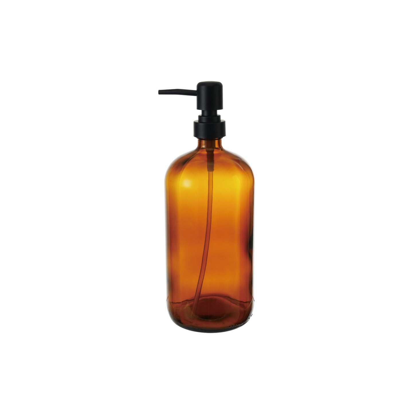 Amber Glass Pump Bottle