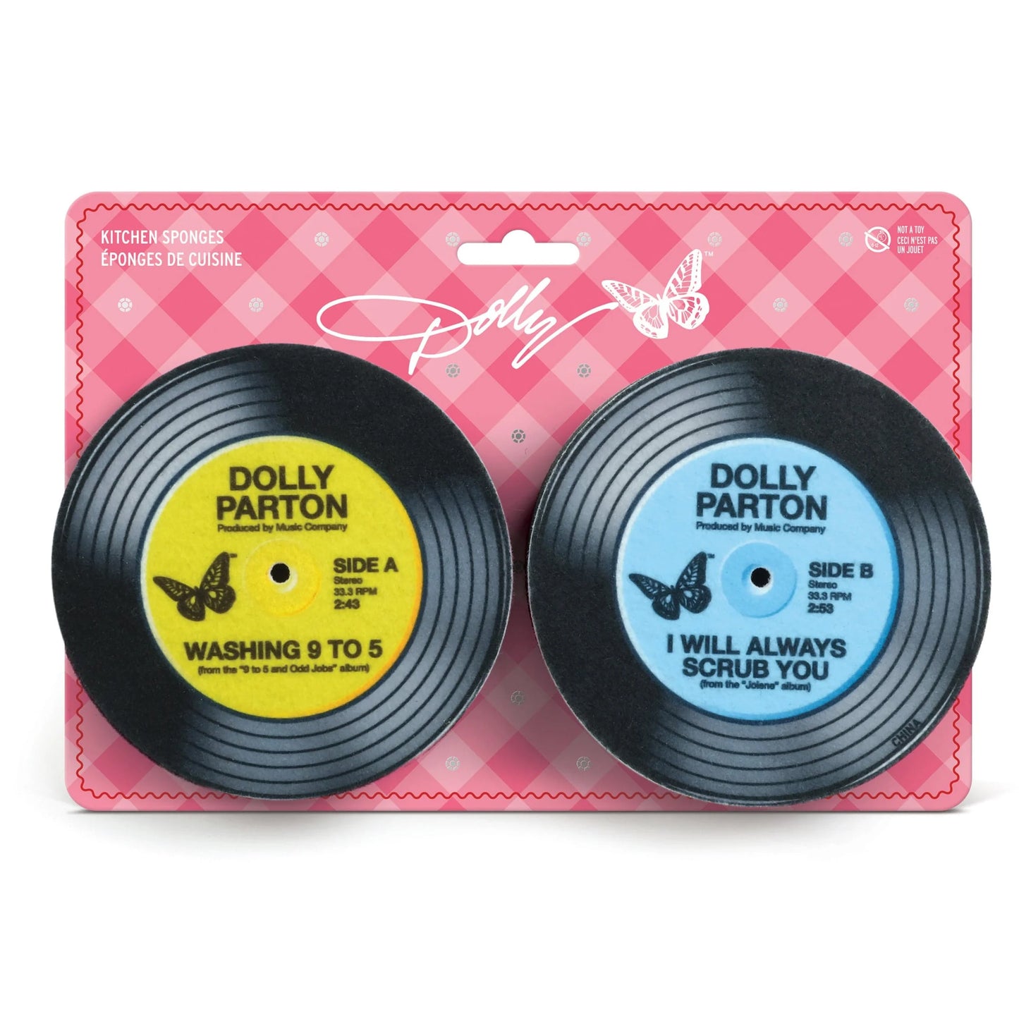 Dolly Parton Record Sponges