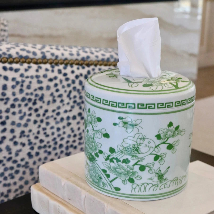 The Jade Ceramic Tissue Box